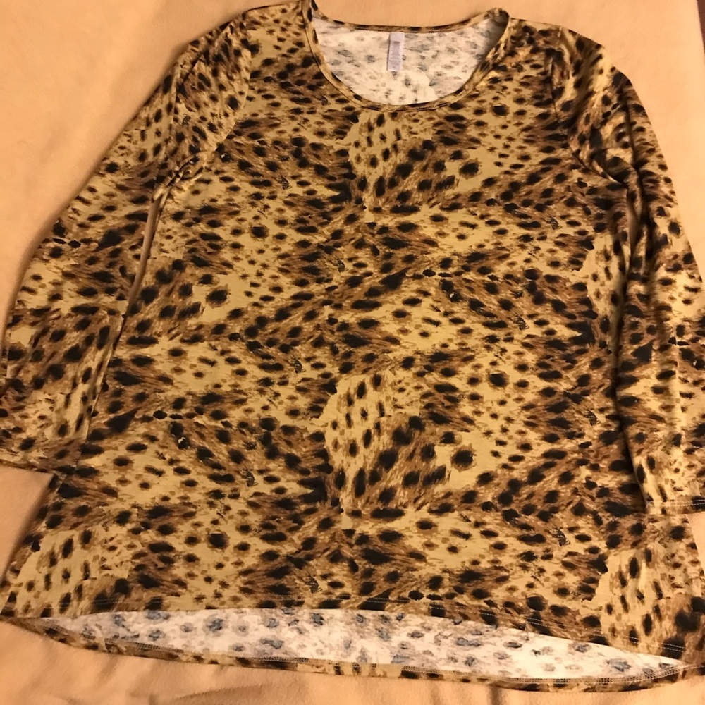 LuLaRoe Lynnae - Leopard Print - Sz. XL